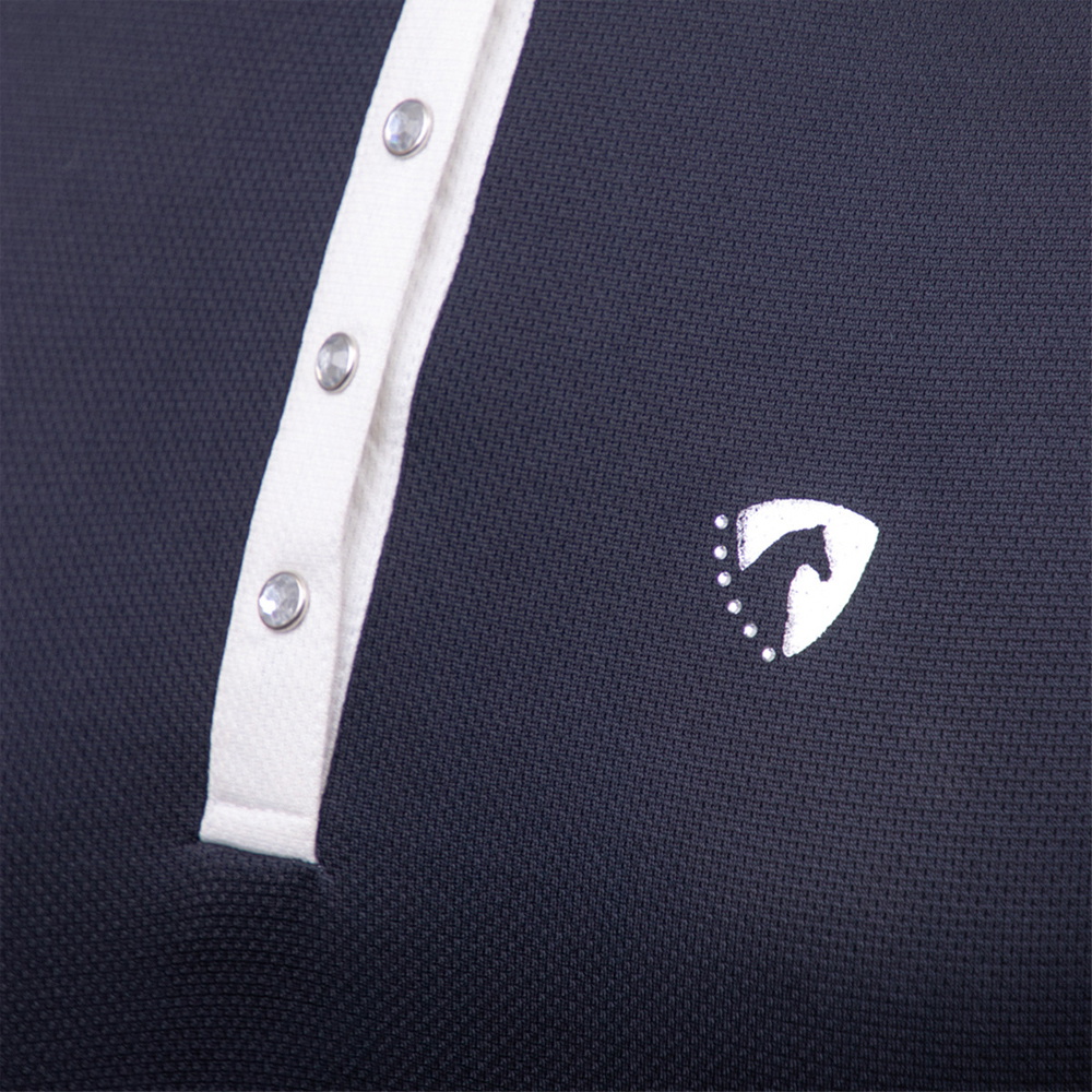Hy Equestrian Womens Sophia ärmelloses Show Shirt 3666 - Rich Navy